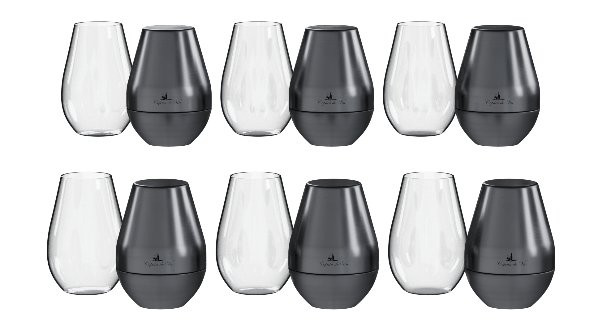 <strong>3 Double Packs </strong>(6x Vinvoyage) / Argent